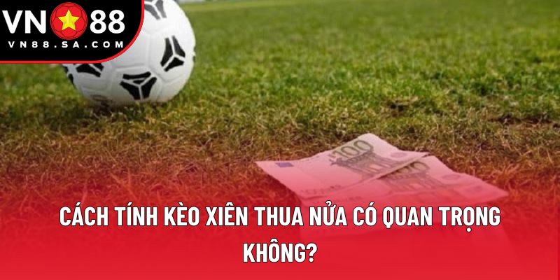 Cách tính kèo xiên thua nửa có quan trọng không? Cách tính kèo xiên thua nửa có quan trọng không?